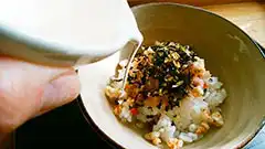 犬猫の手作りご飯の素、健康一番のレシピ「ブリトロ茶漬け」