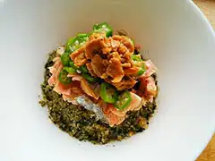 犬猫の手作りご飯の素、健康一番のレシピ「ねばねば鮭ごはん」