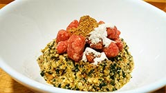 犬猫の手作りご飯の素、健康一番のレシピ「健康一番とラム肉の栄養満点スープご飯」